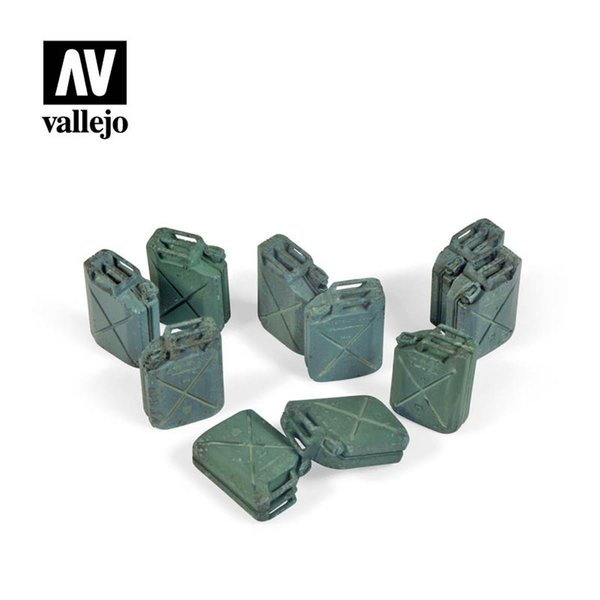 Vallejo Scenics Allied Jerrycan Set VLJSC206